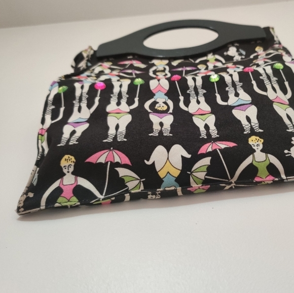 🇨🇦 Lulu Guinness London tote clutch - Picture 2 of 10